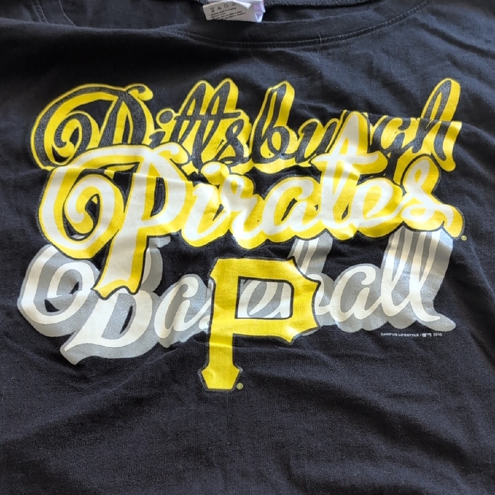 Pittsburgh Pirates Black Graphic Tee - Picture 2 of 3